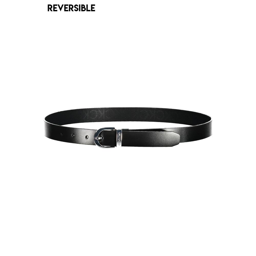 Calvin Klein Reversible Black Polyester Belt