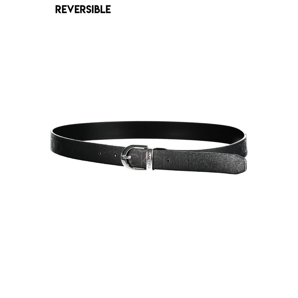 Calvin Klein Reversible Black Polyester Belt