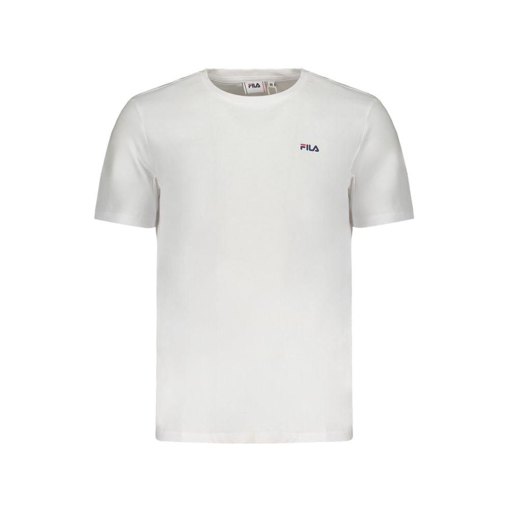 Fila White Cotton T-Shirt - Short Sleeve Bi-Pack