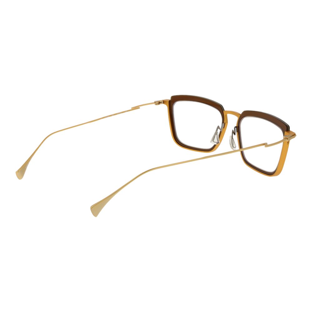 Yohji Yamamoto Women’s Gold Optical Frames – Rectangle Design