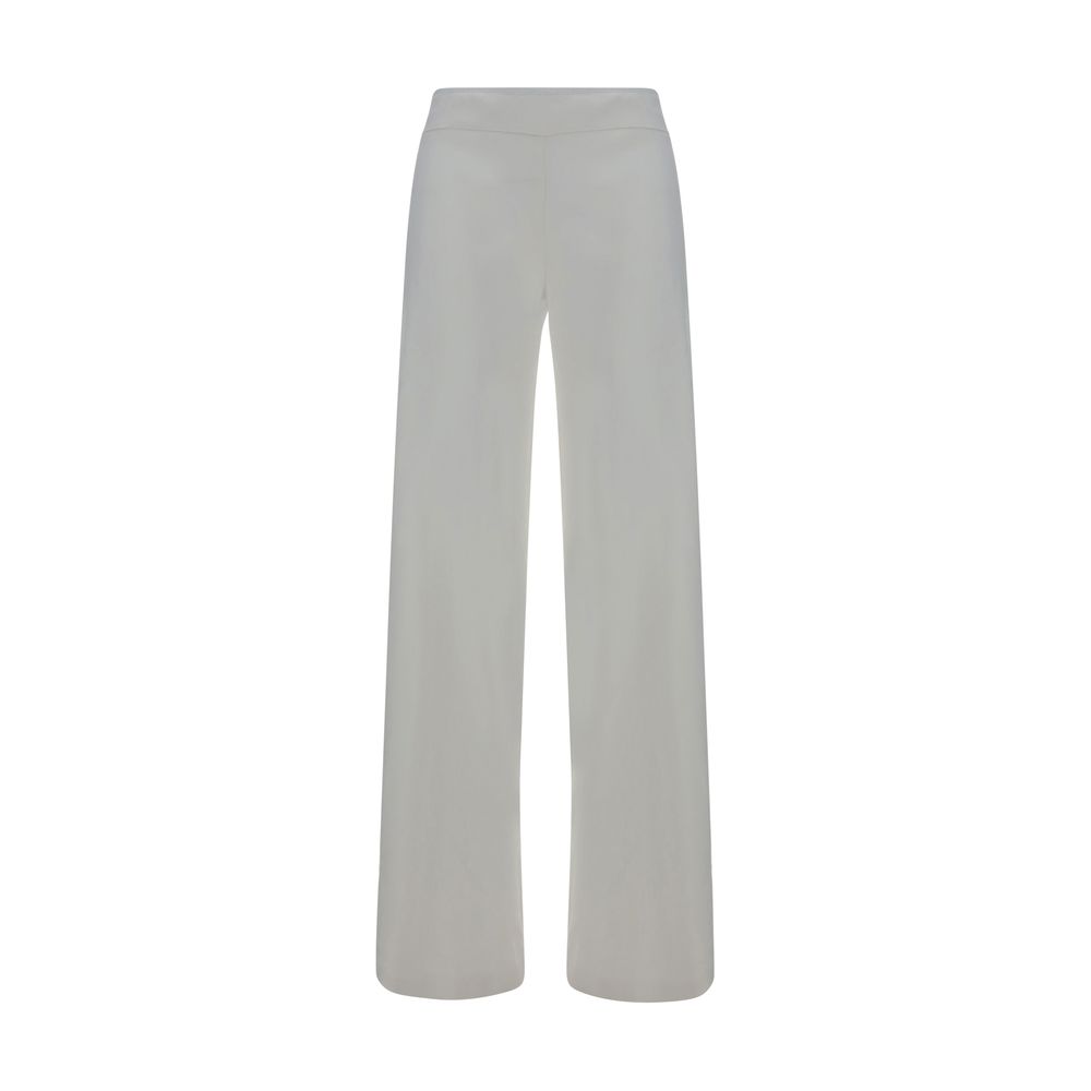 Avenue Montaigne Linen Pants in Monochrome Pattern