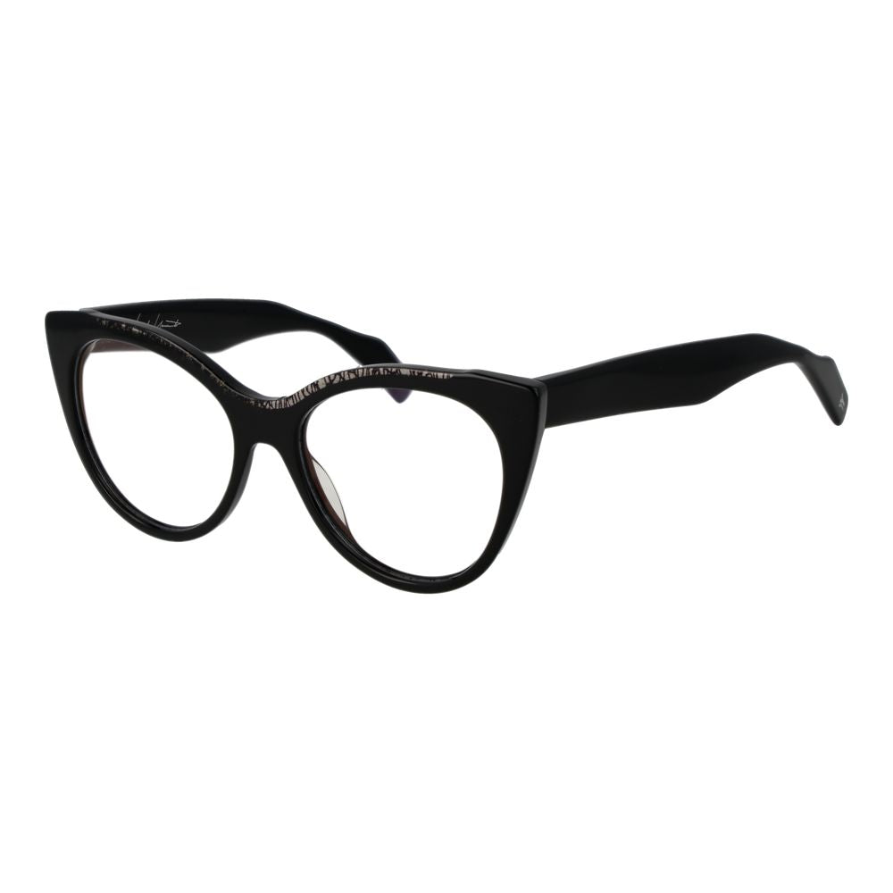 Yohji Yamamoto Women’s Optical Glasses – Black Cat Eye Frame, 54mm