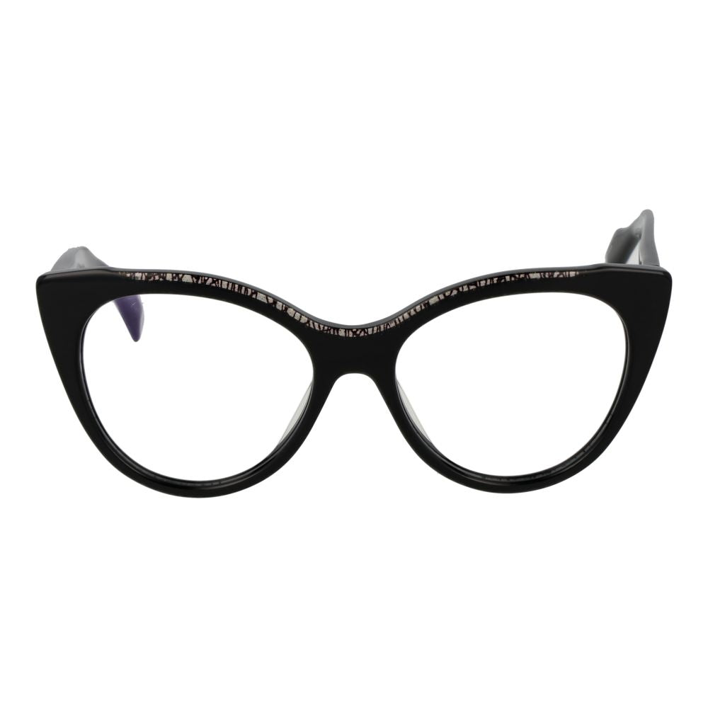 Yohji Yamamoto Women’s Optical Glasses – Black Cat Eye Frame, 54mm