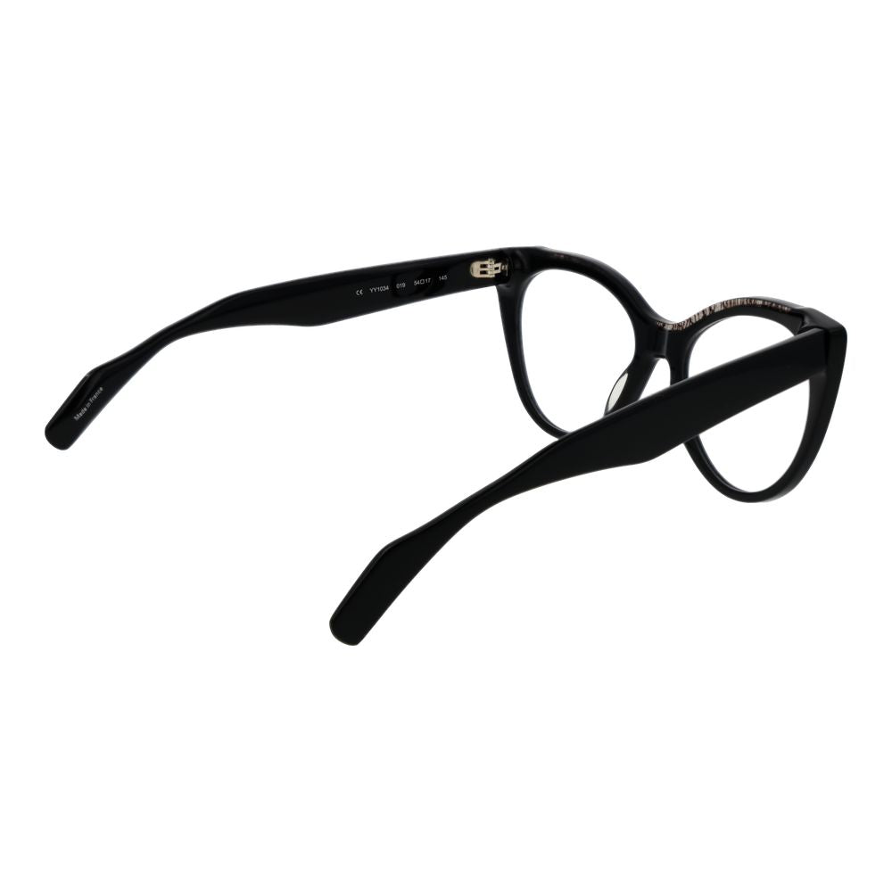 Yohji Yamamoto Women’s Optical Glasses – Black Cat Eye Frame, 54mm