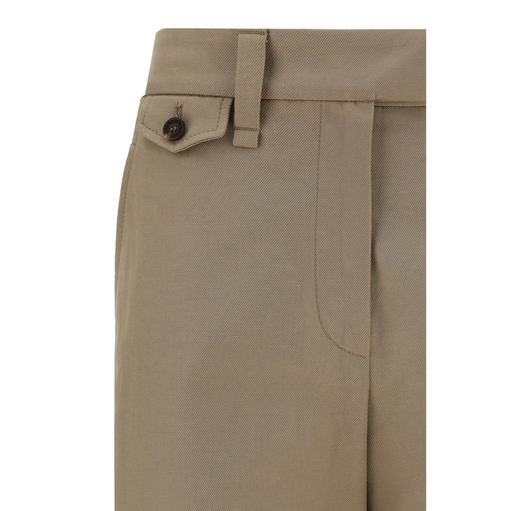 Brunello Cucinelli Cotton Pants - Elegant Relaxed Fit