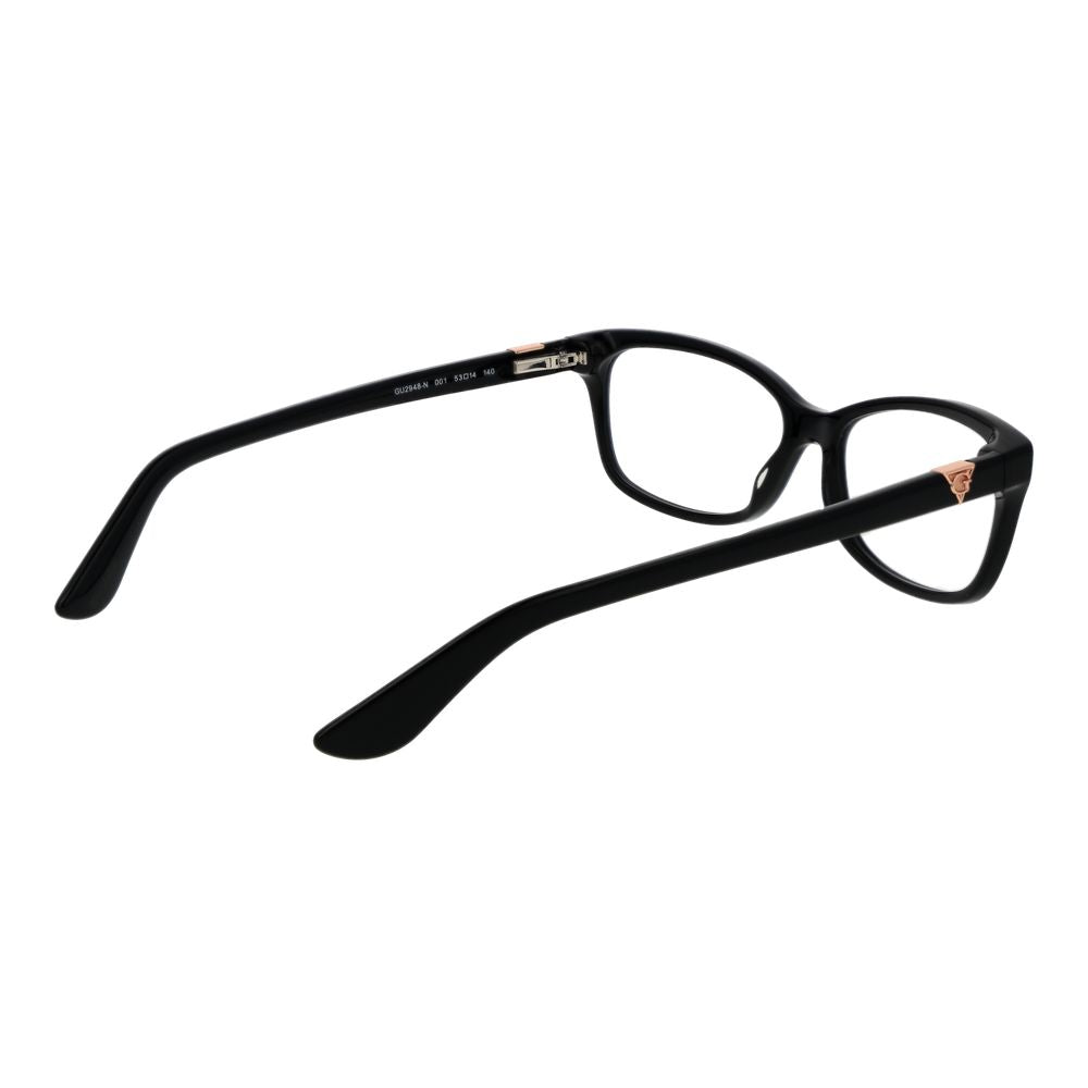 Guess Women’s Optical Frames – Black Rectangle Full-Rim, 53mm