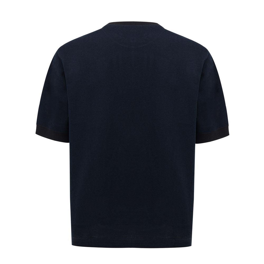 Dunhill Blue Cotton T-Shirt - Stylish Comfort for Every Occasion