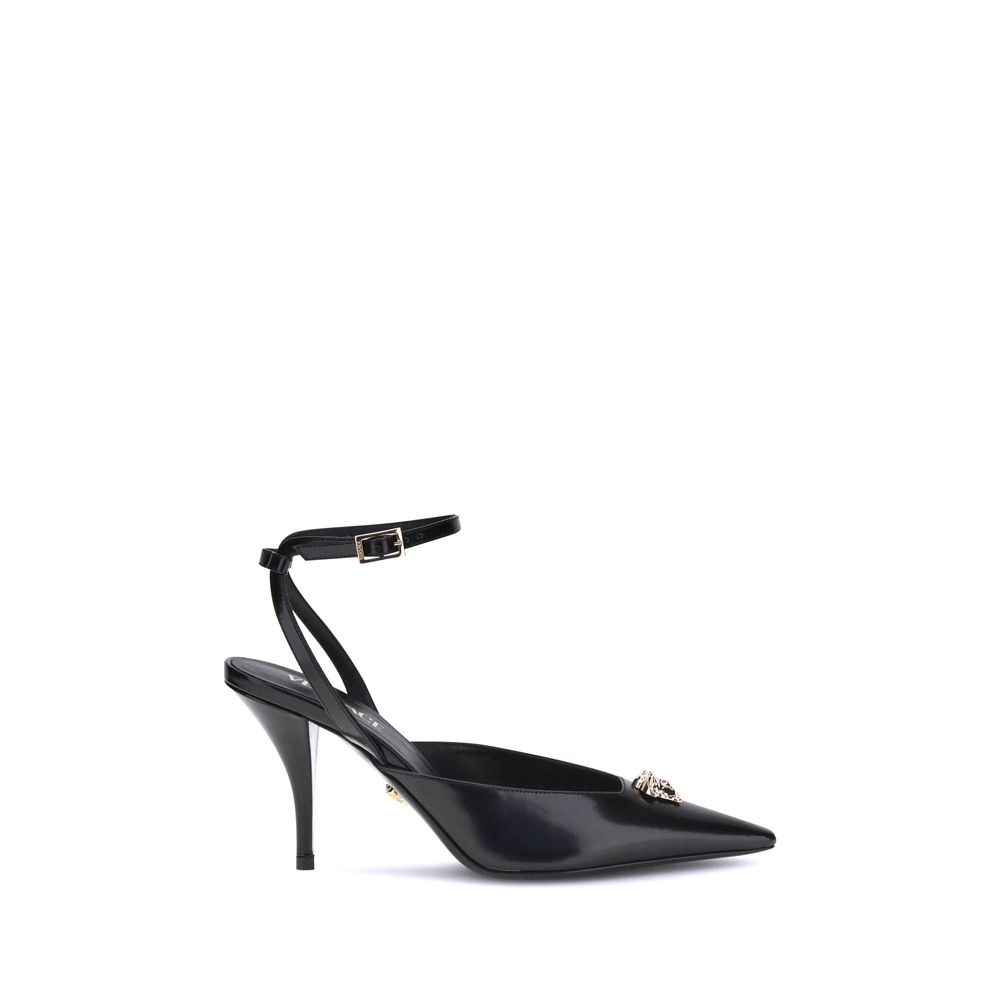 Versace Medusa Décolleté Slingback Heels