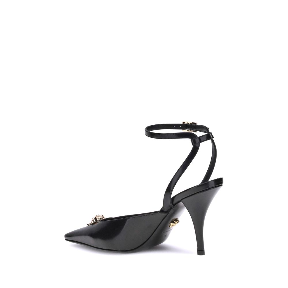 Versace Medusa Décolleté Slingback Heels