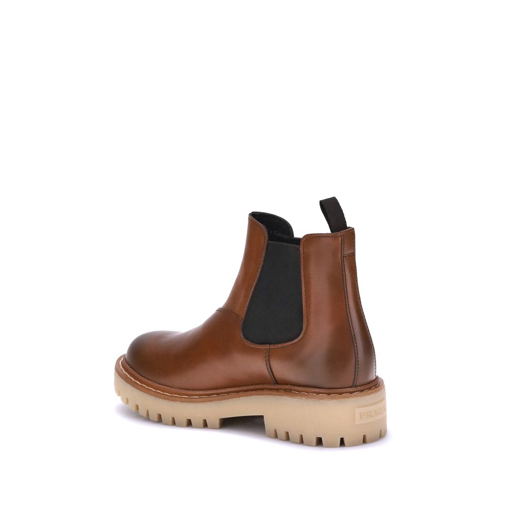 Prada Chelsea Ankle Boots - Timeless Elegance Redefined
