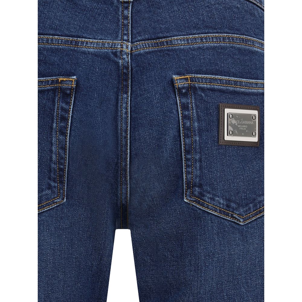 Dolce & Gabbana Mid-Rise Cotton Jeans