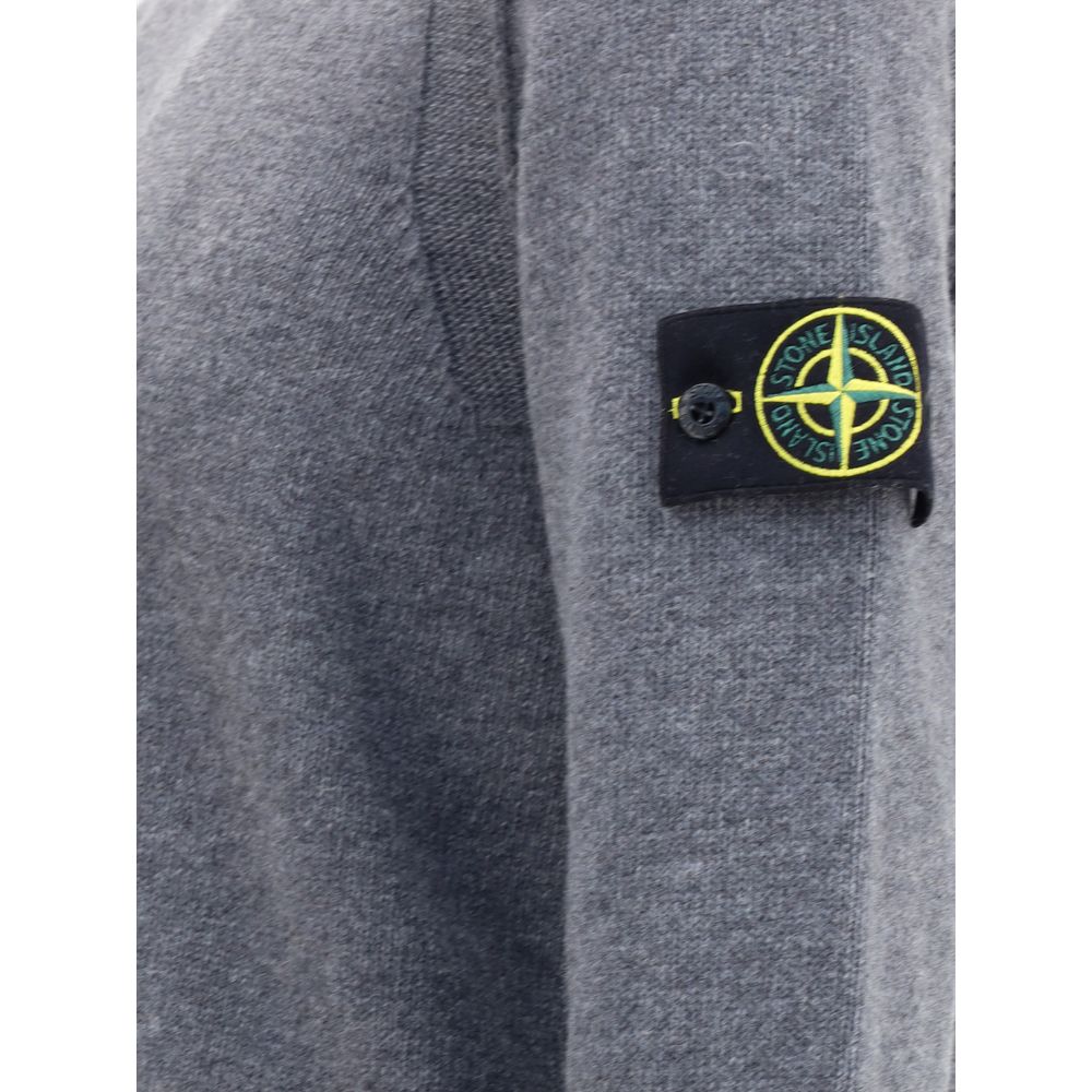 Stone Island Logoed Wool Sweater