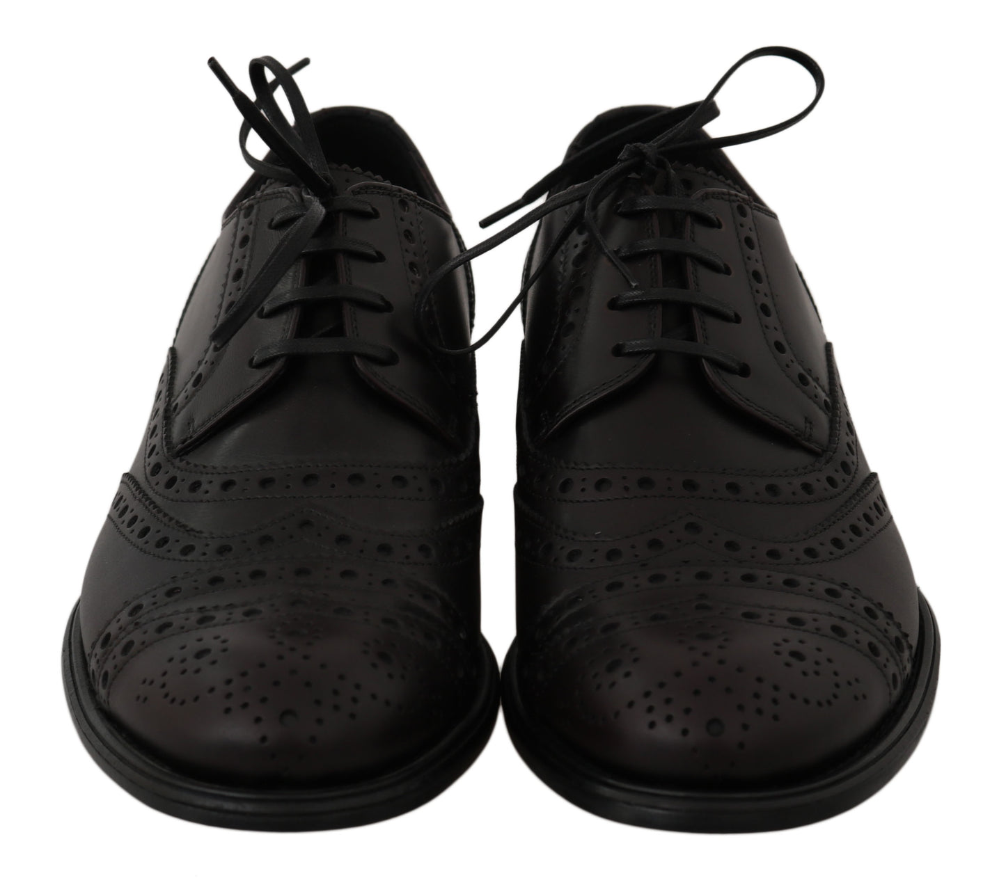 - Elegant Bordeaux Wingtip Derby Dress Shoes