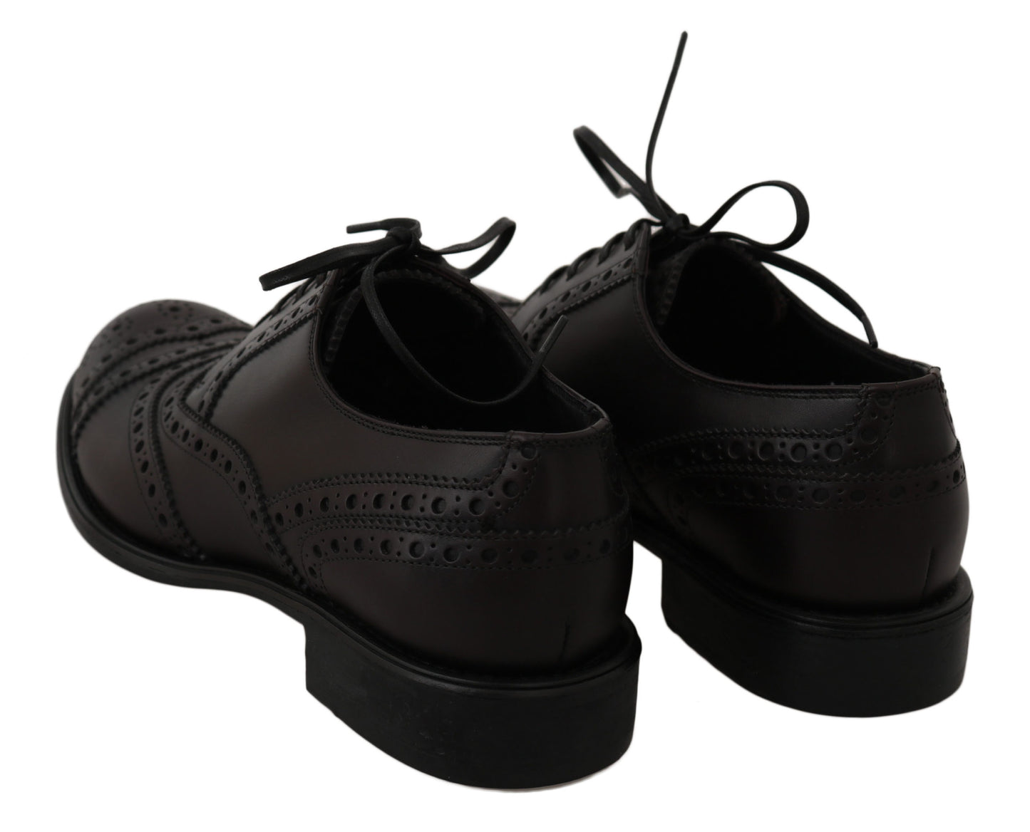 - Elegant Bordeaux Wingtip Derby Dress Shoes