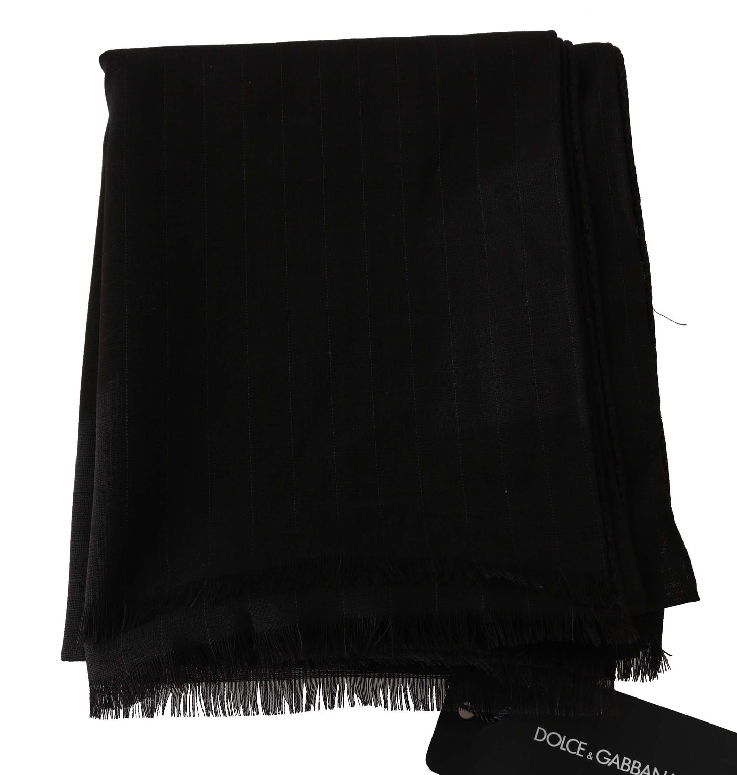 - Elegant Striped Wool Men's Scarf