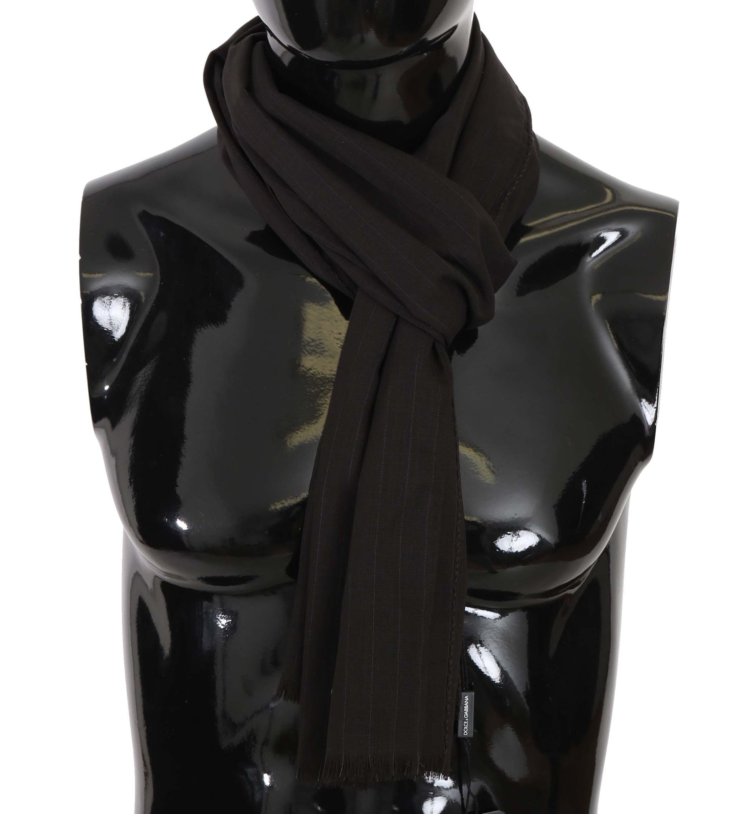 - Elegant Striped Wool Men's Scarf