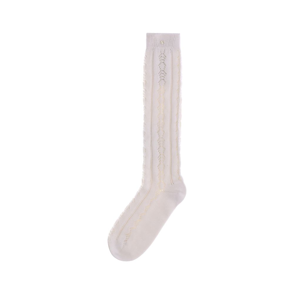 Valentino Garavani Cotton Crochet Socks