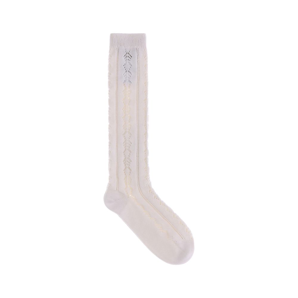 Valentino Garavani Cotton Crochet Socks