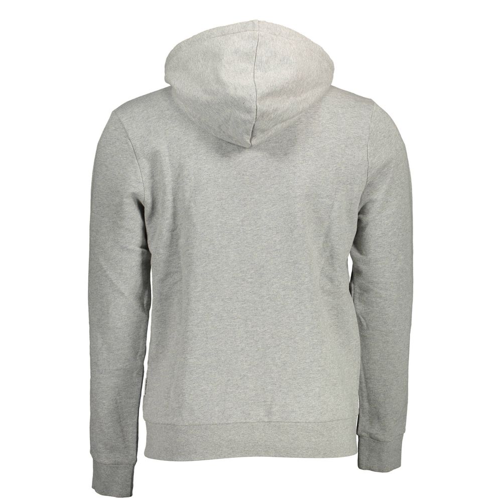 Napapijri Gray Cotton Sweater - Stylish Comfort with a Modern Edge