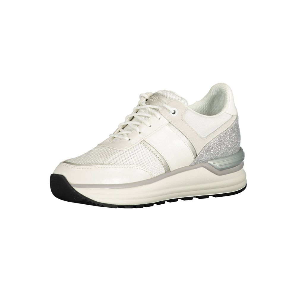 U.S. POLO ASSN. White Polyester Sneaker