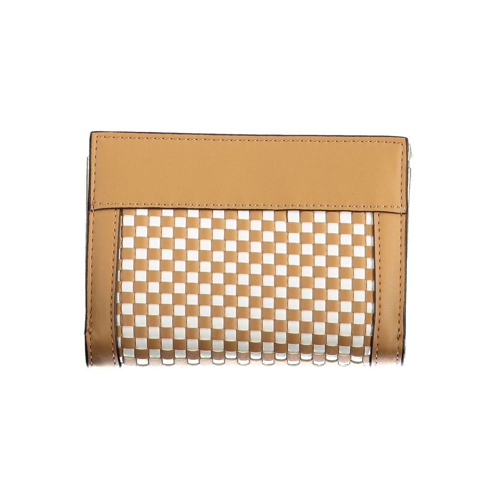 Guess Jeans Brown Polyethylene Wallet with Coin Purse