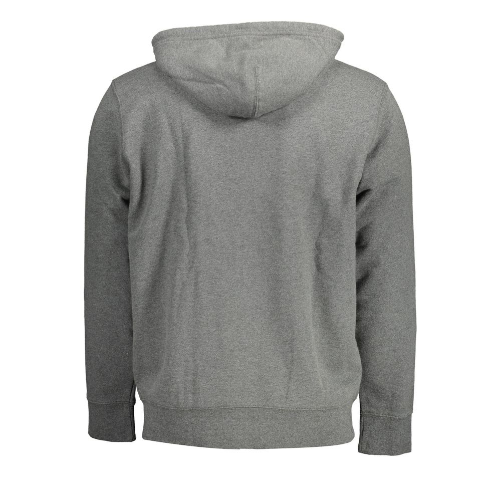 Levi's Gray Cotton Hoodie Sweatshirt
