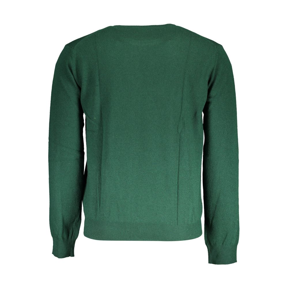 La Martina Green Wool Sweater: A Blend of Heritage and Elegance