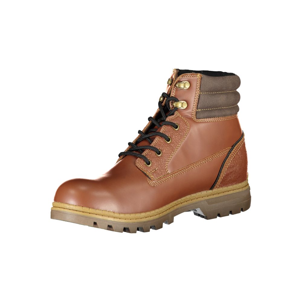 Carrera Brown Polyester Boot with Laces
