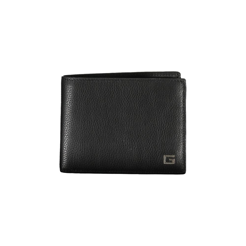 Guess Jeans Black Leather Wallet - Stylish and Functional