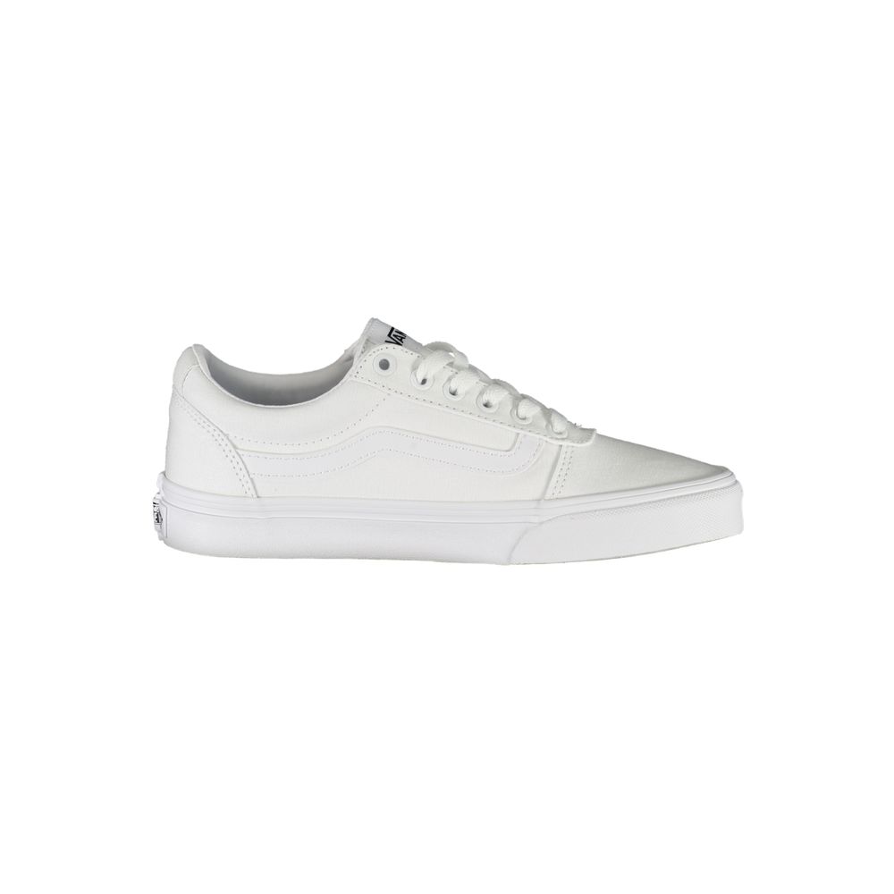 Vans White Polyester Sneaker - Stylish Sports Footwear