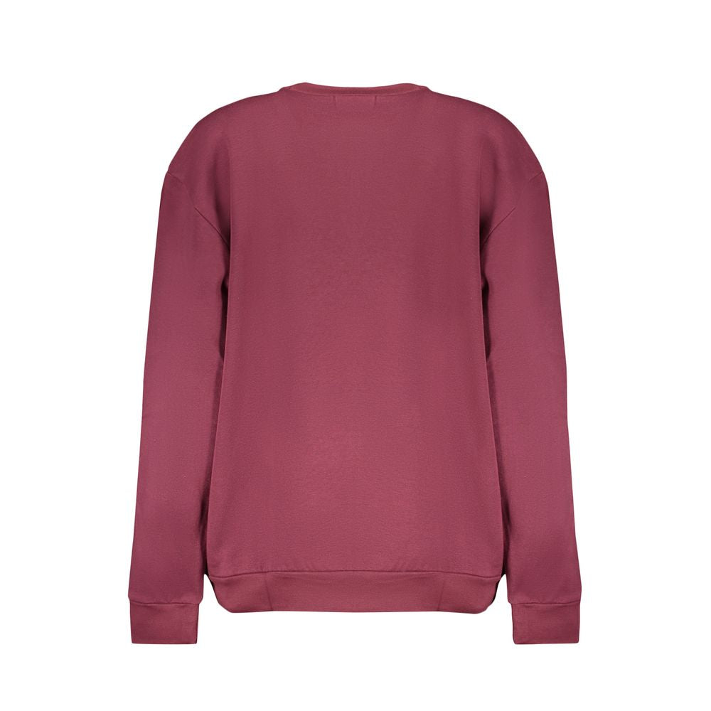 Cavalli Class Purple Cotton Sweater – Bold Streetwear Essential