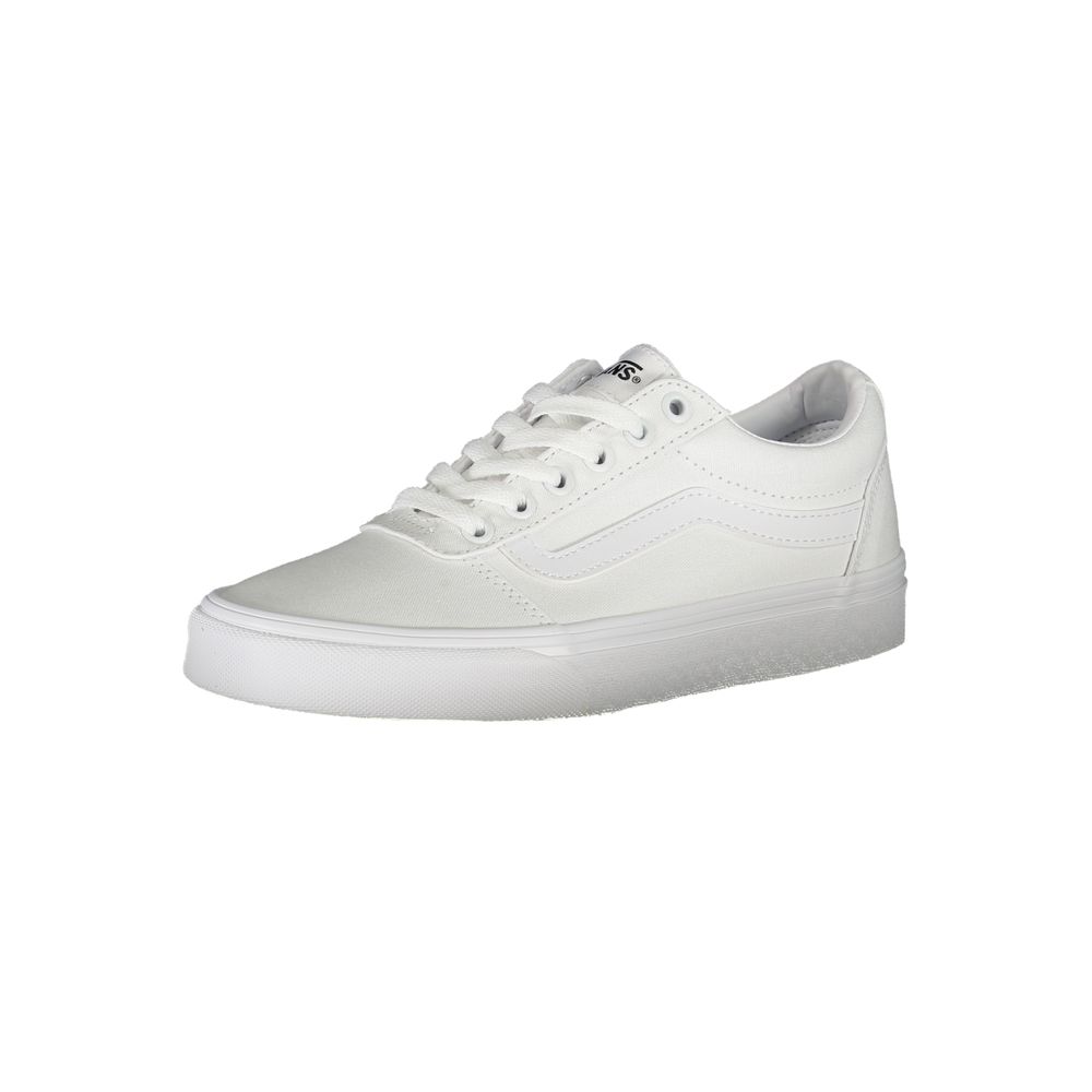 Vans White Polyester Sneaker - Stylish Sports Footwear