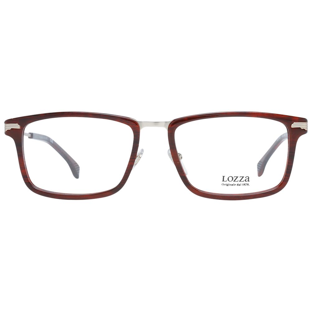 Lozza Red Men's Optical Frames – Stylish Full-Rim Design, 54mm