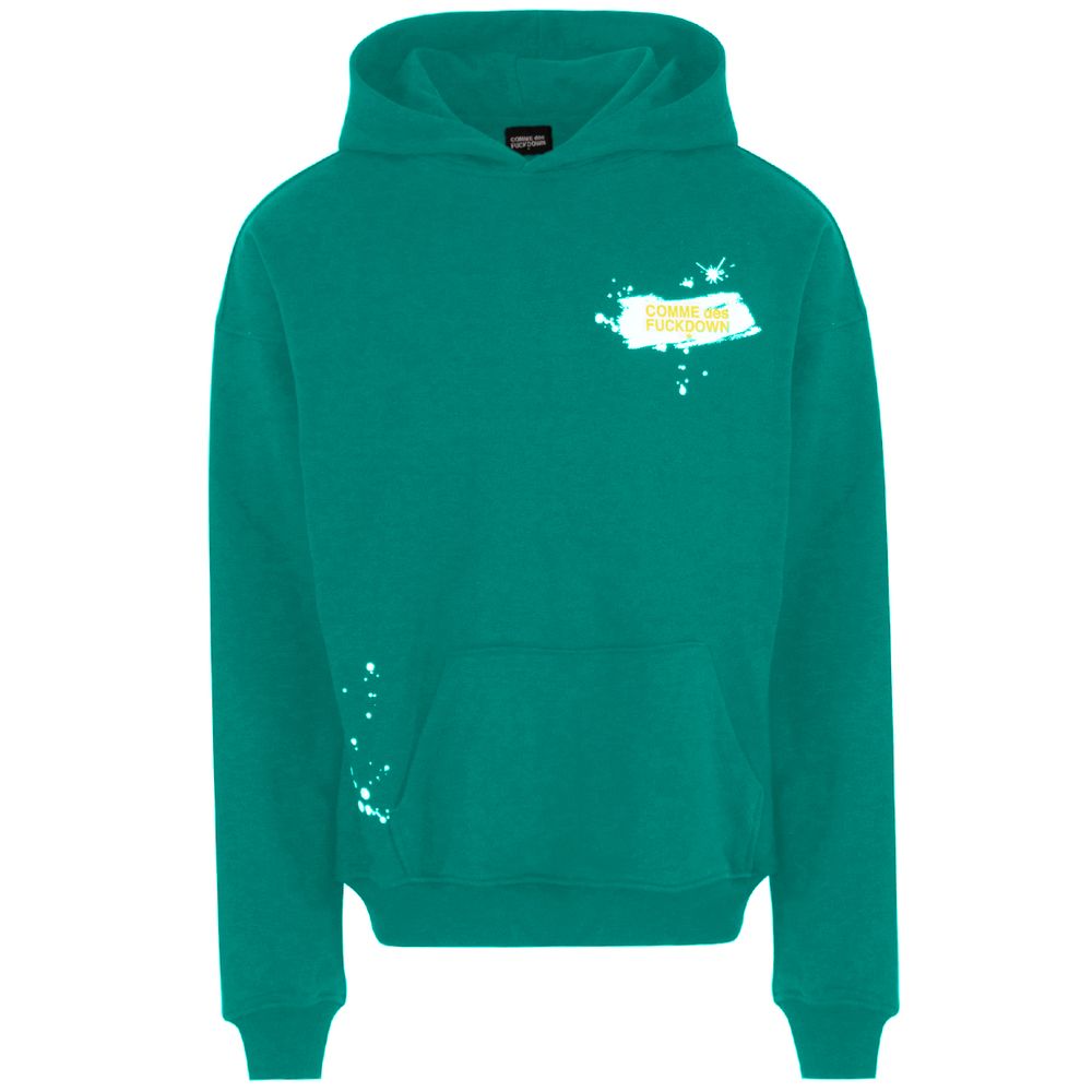 Comme Des Fuckdown Green Cotton Sweater - Urban Edge in Comfort