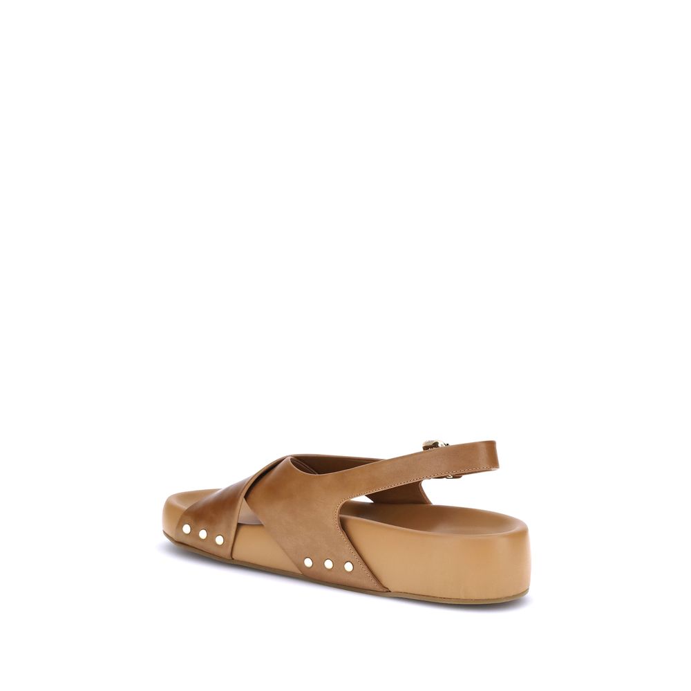 Chloé Mae Sandals - Elegant Comfort in Calfskin