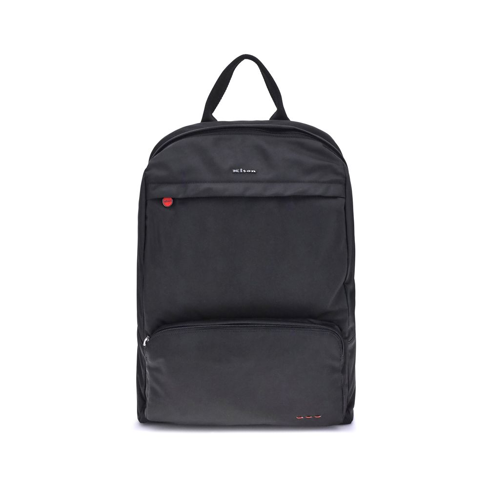 Kiton Monochrome Backpack - Effortless Style and Functionality