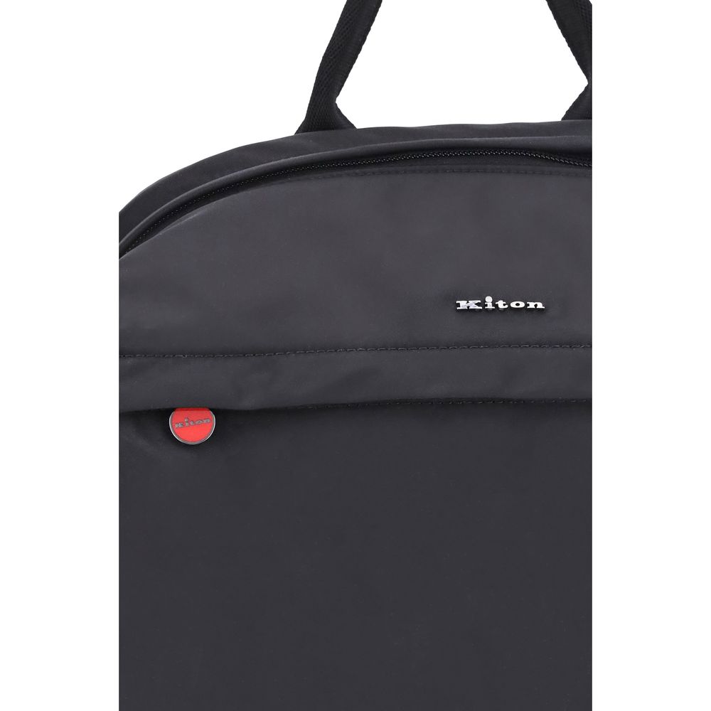 Kiton Monochrome Backpack - Effortless Style and Functionality