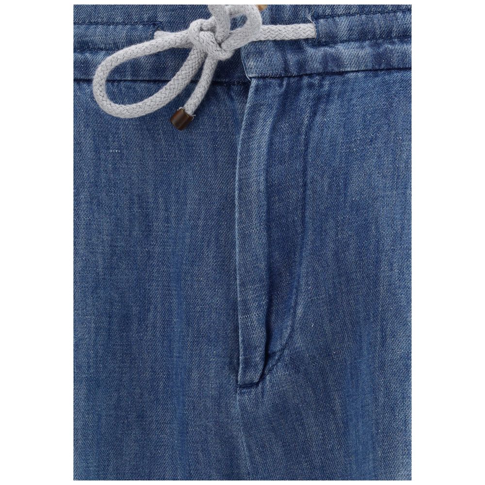 Brunello Cucinelli Drawstring Waistband Jeans