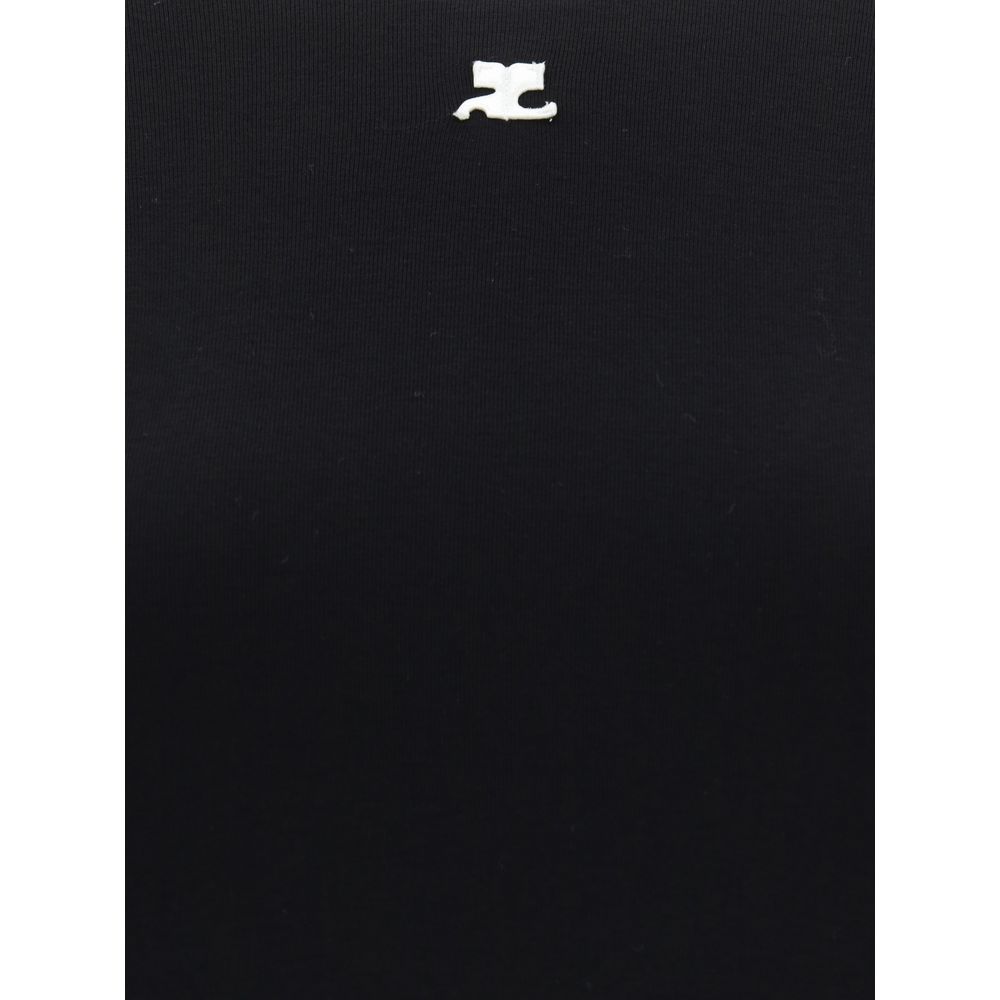 Courrèges Monochrome Cotton T-Shirt