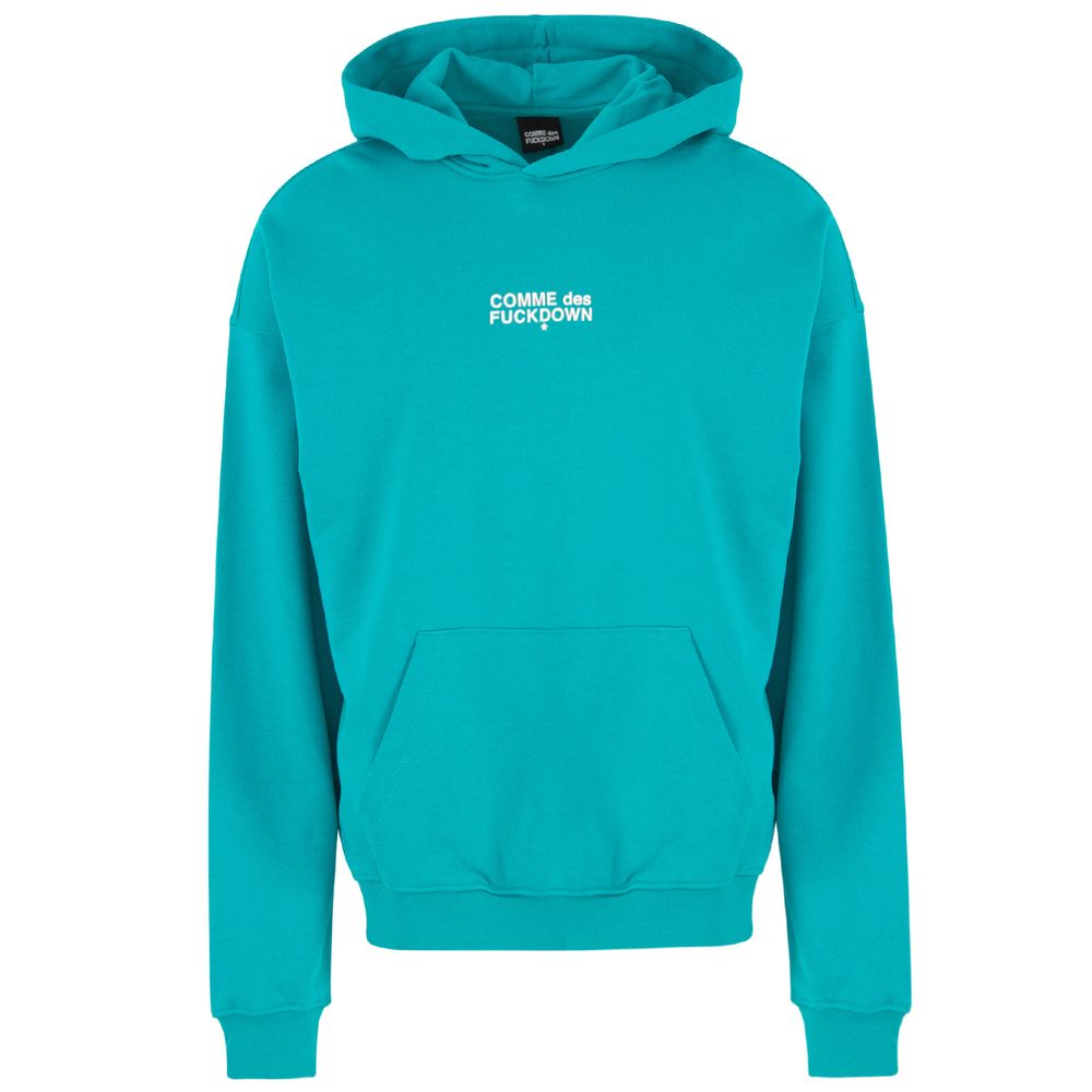 Comme Des Fuckdown Green Cotton Sweater - Rebel with a Cause