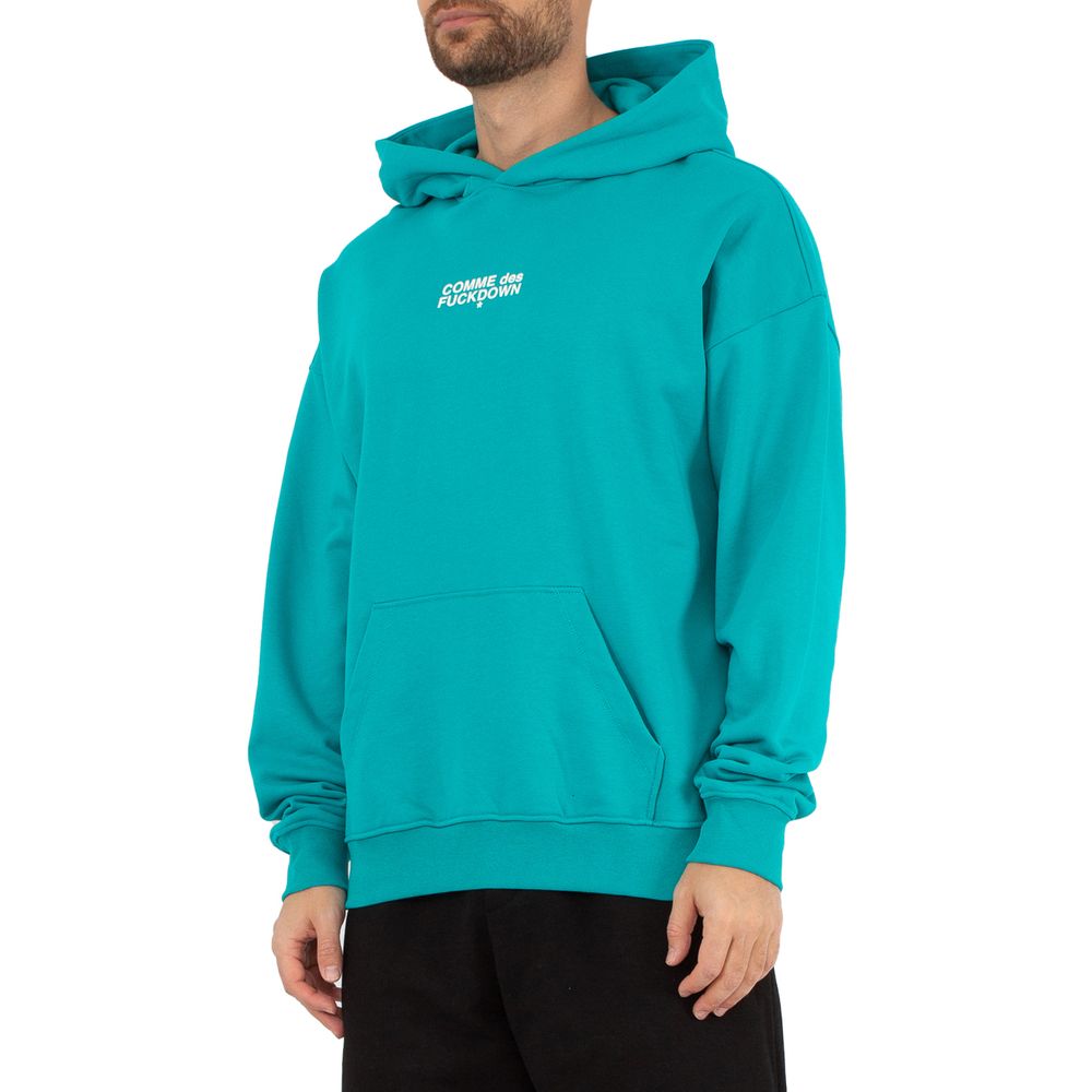 Comme Des Fuckdown Green Cotton Sweater - Rebel with a Cause