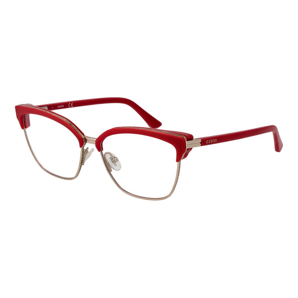 Guess Women’s Optical Glasses – Red Full-Rim Frame, 54mm