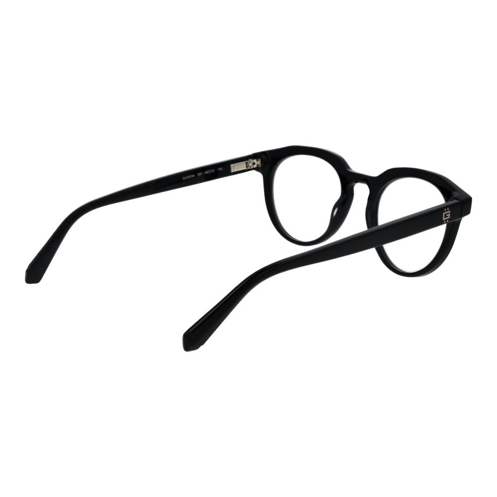 Guess Men’s Optical Glasses – Black Round Full-Rim Frame, 49mm