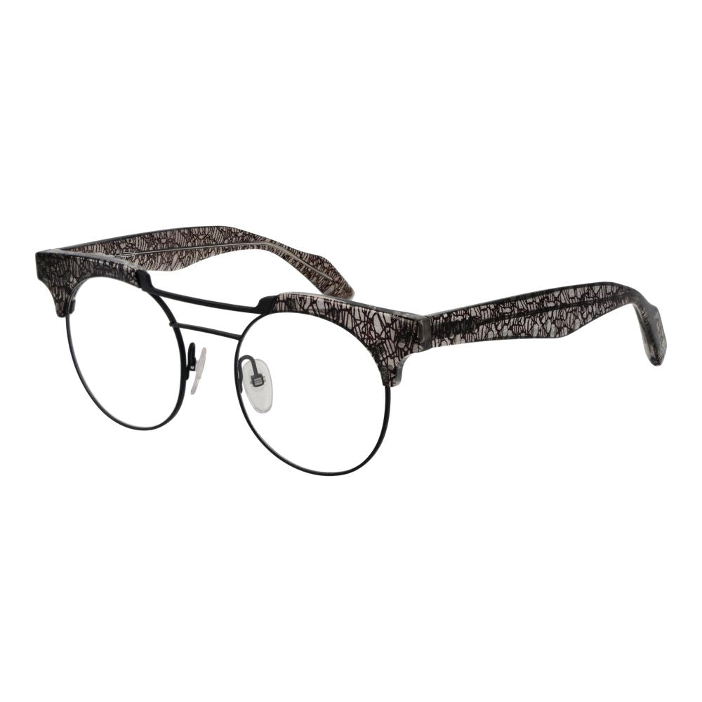 Yohji Yamamoto Women’s Optical Glasses – Black Panto Frame