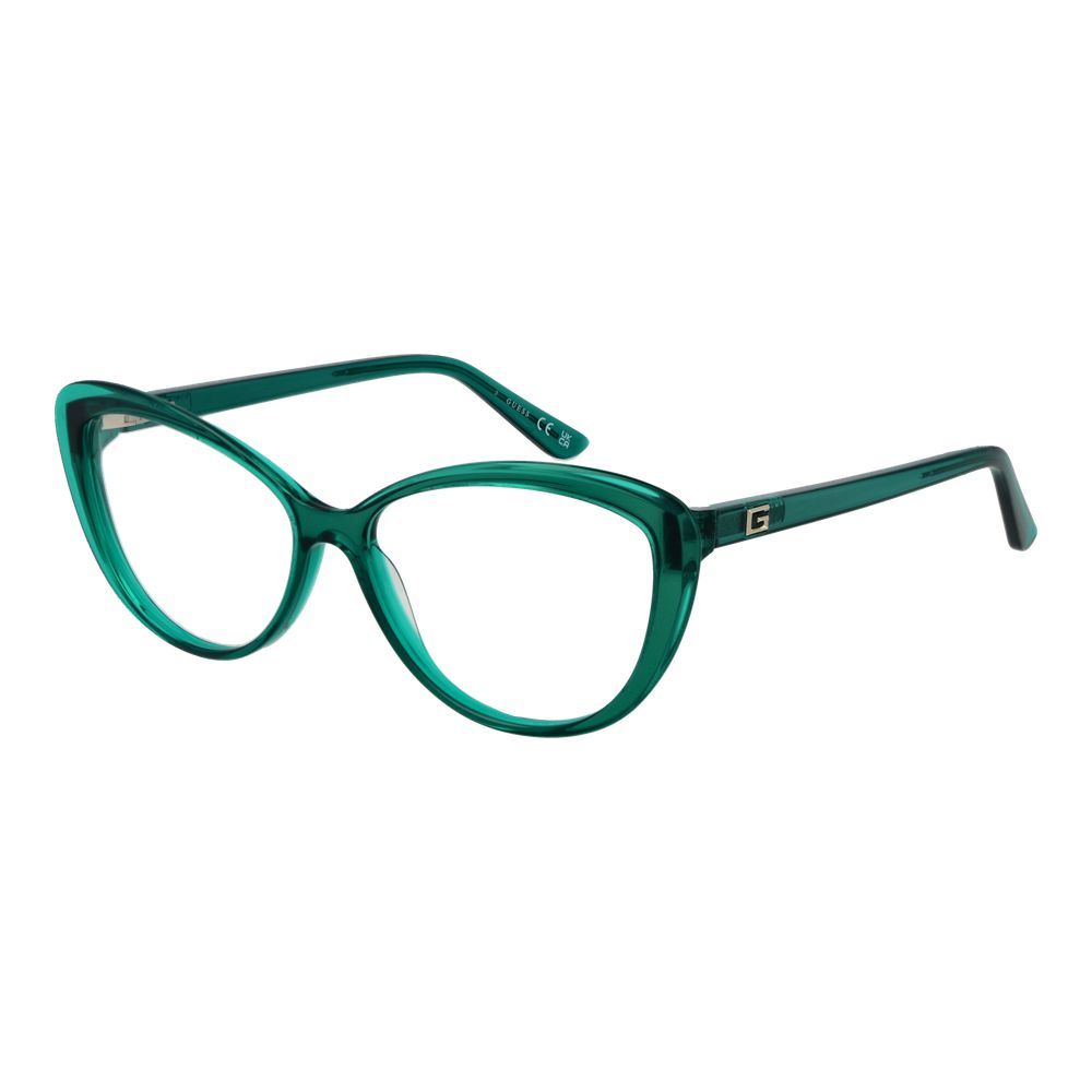 Guess Women’s Optical Frames – Green Cat Eye, 55mm