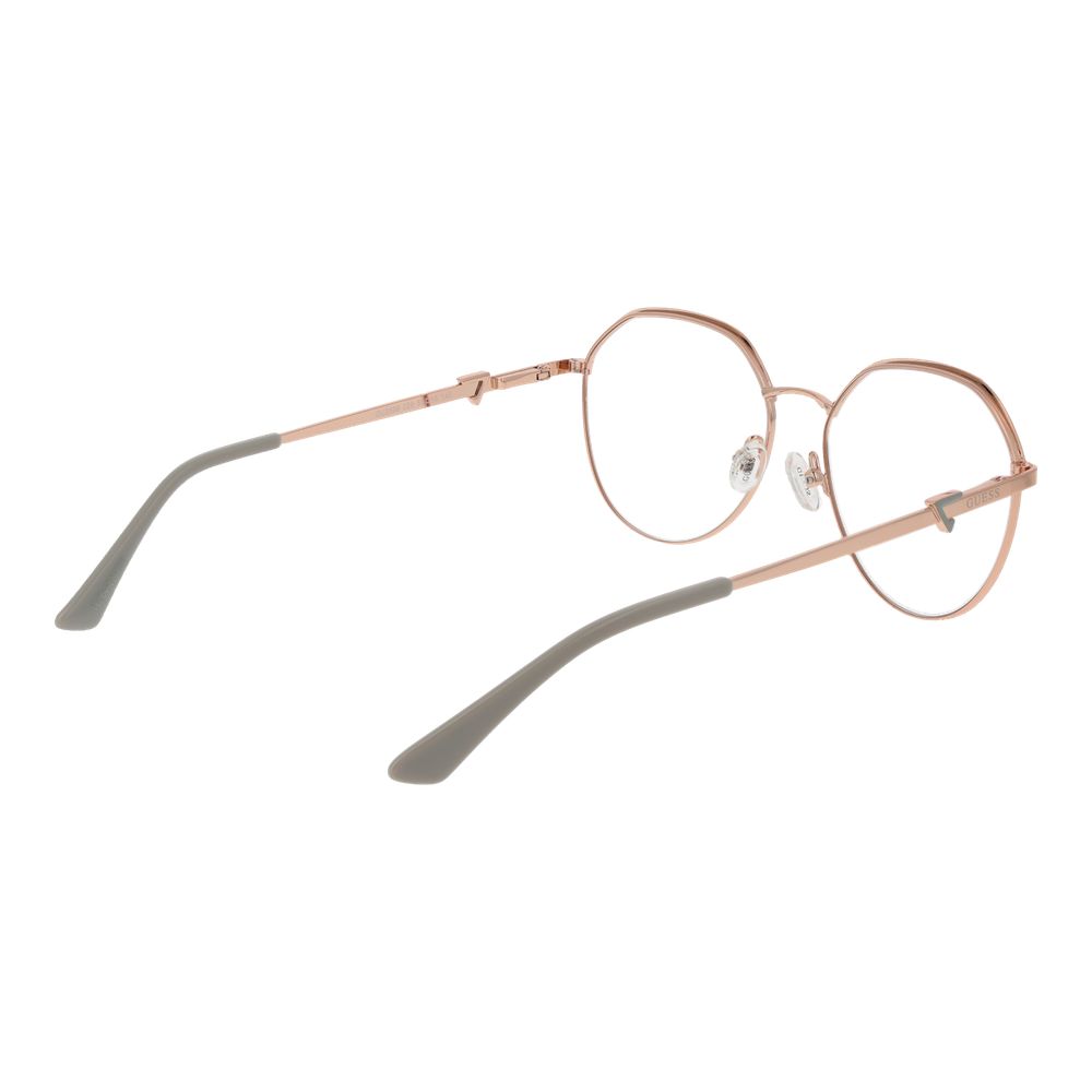 Guess Women’s Optical Glasses – Rose Gold Round Frame