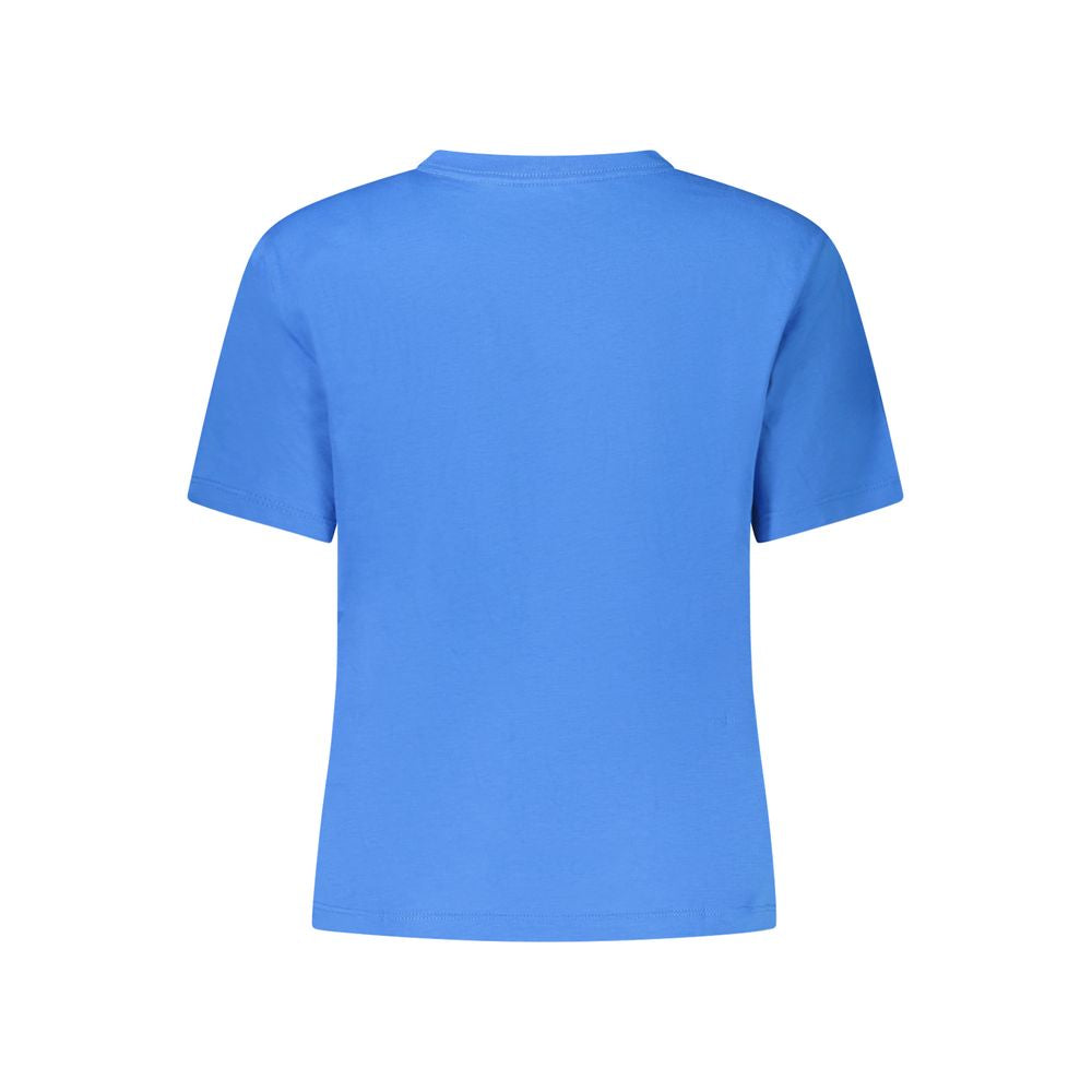 Calvin Klein Blue Cotton Short Sleeve T-Shirt