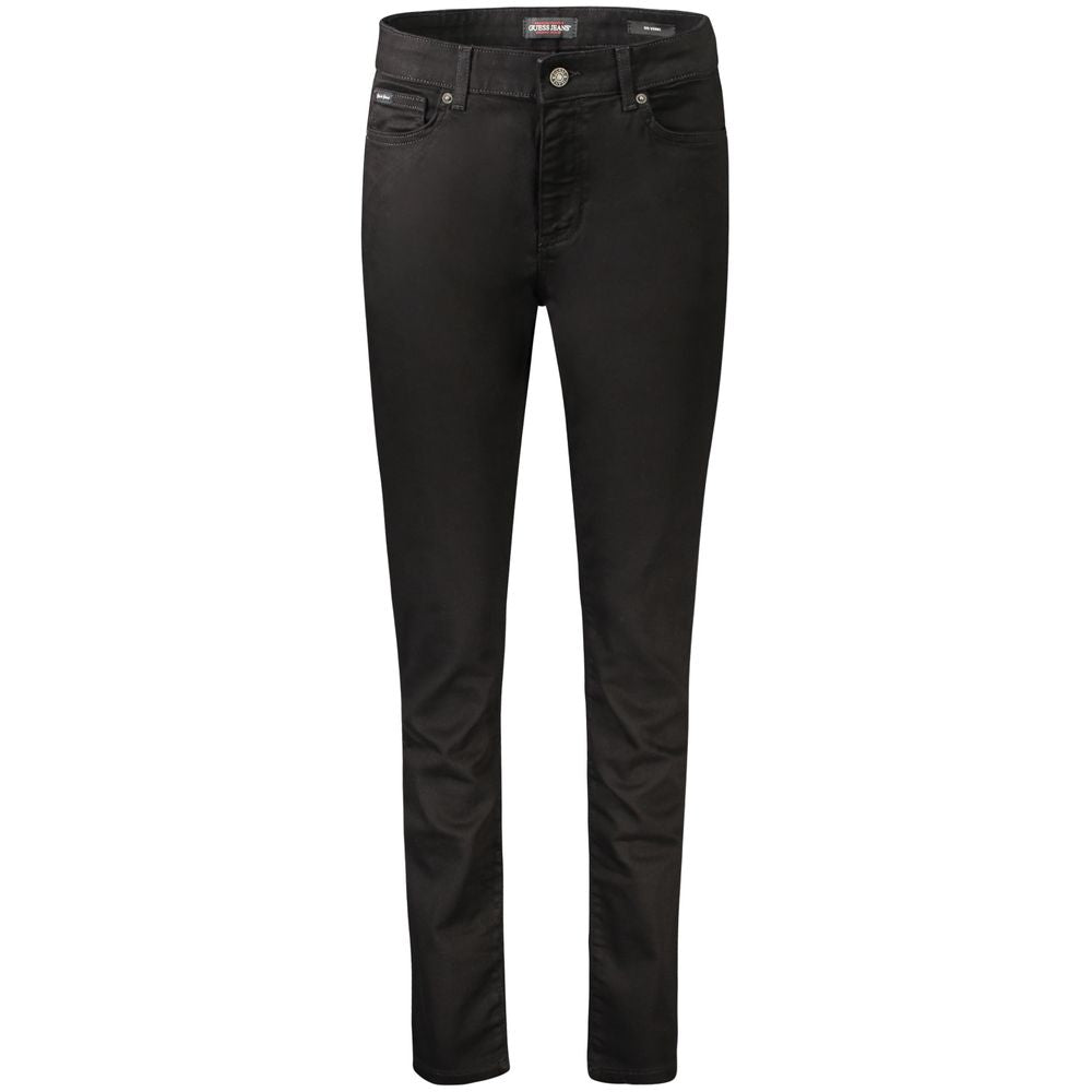Guess Jeans Black Cotton Skinny Jeans