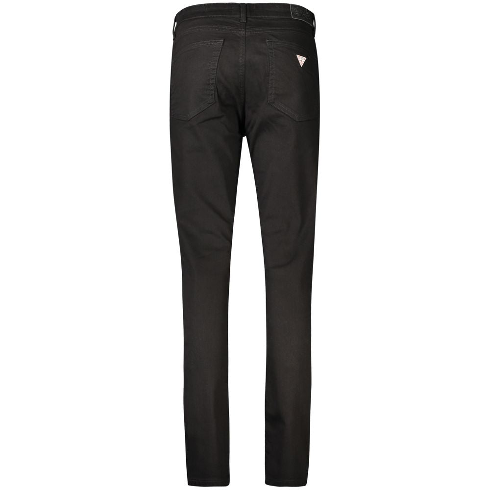 Guess Jeans Black Cotton Skinny Jeans