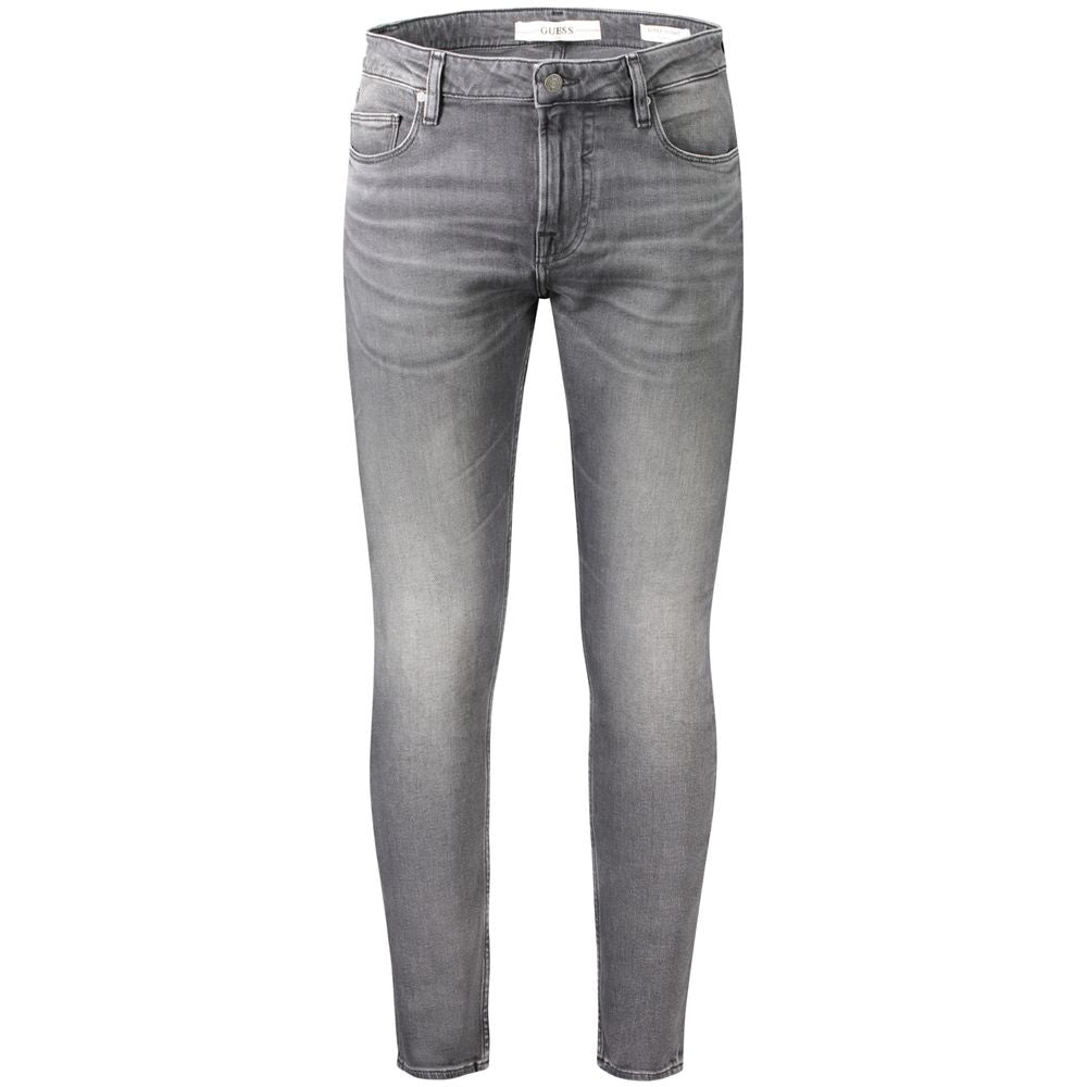 Guess Jeans Gray Cotton Chris Super Skinny Jeans